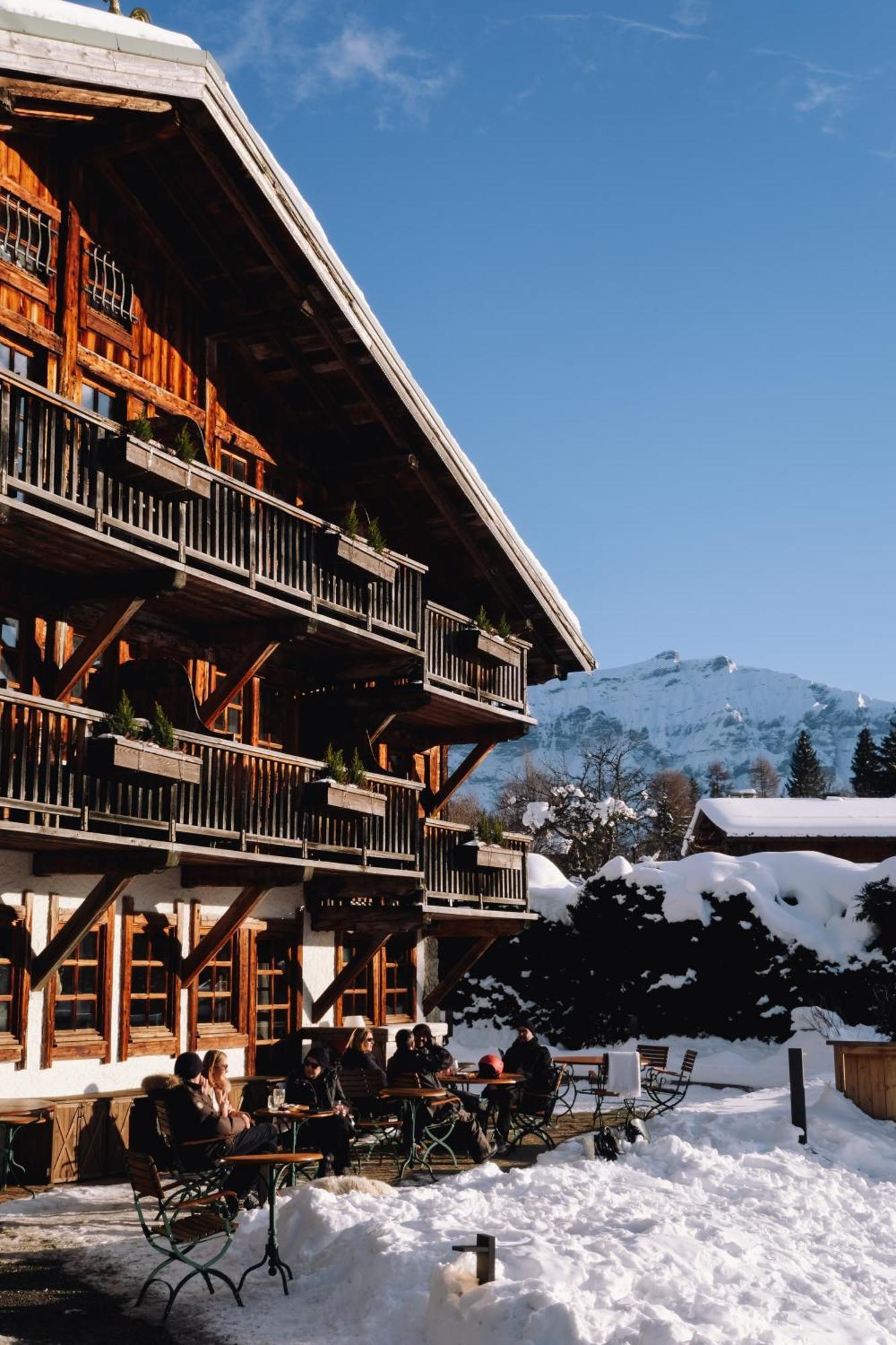 La Ferme Du Golf Hotel Megève Kültér fotó